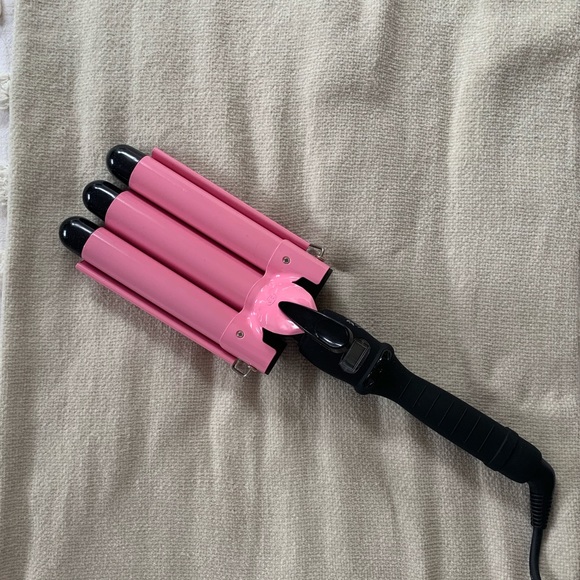 Allure Triple Barrel 1” Ceramic Hair Waver / Crimper Tool - Picture 2 of 4